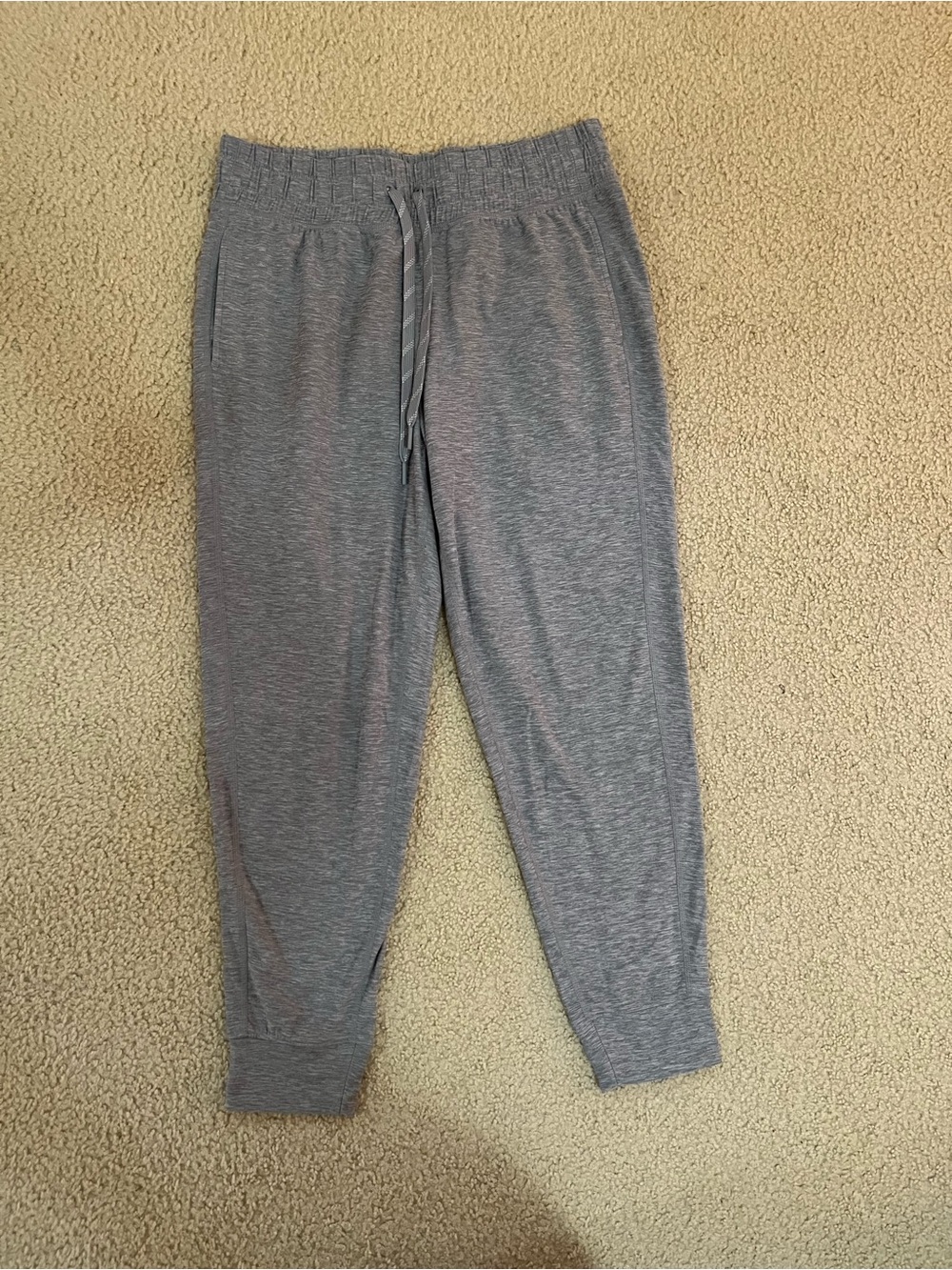 NWOT FLX Wander Side Panel Light Grey Joggers - Women’s Medium